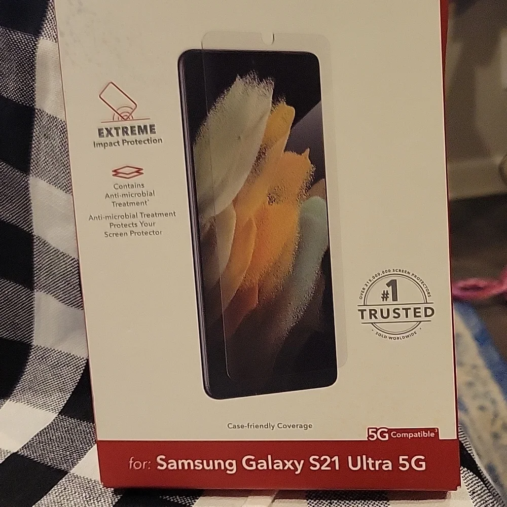 5 For 25.00/Zagg Invisible Shield for Samsung GalaxyS21 Ultra 5G,NIB!